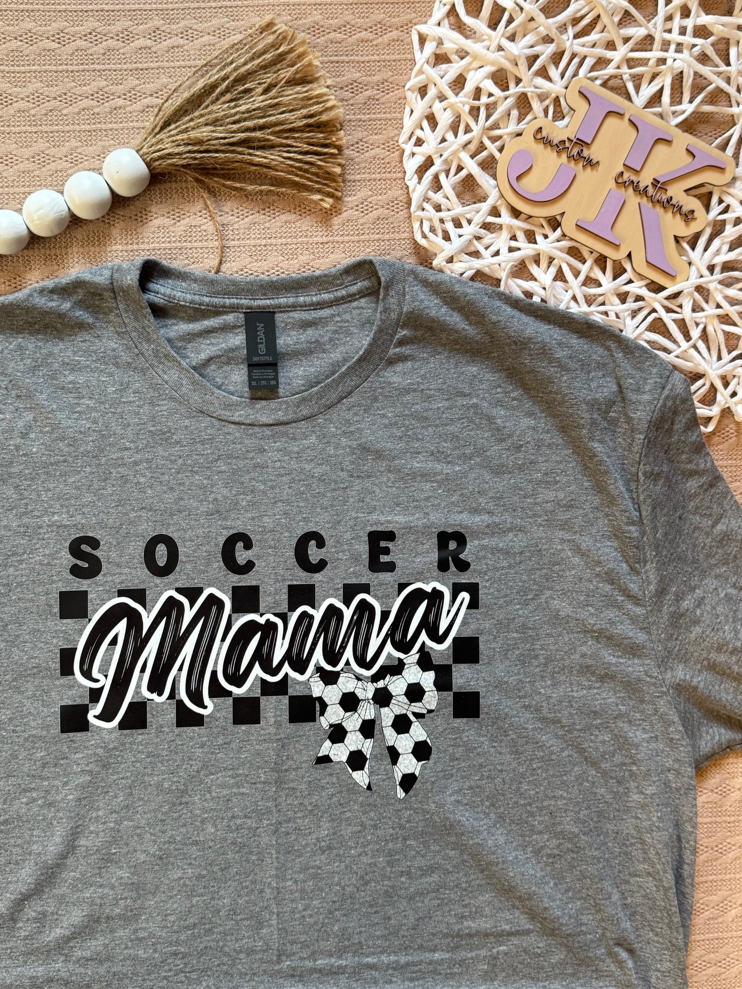 Checkered Soccer Mama