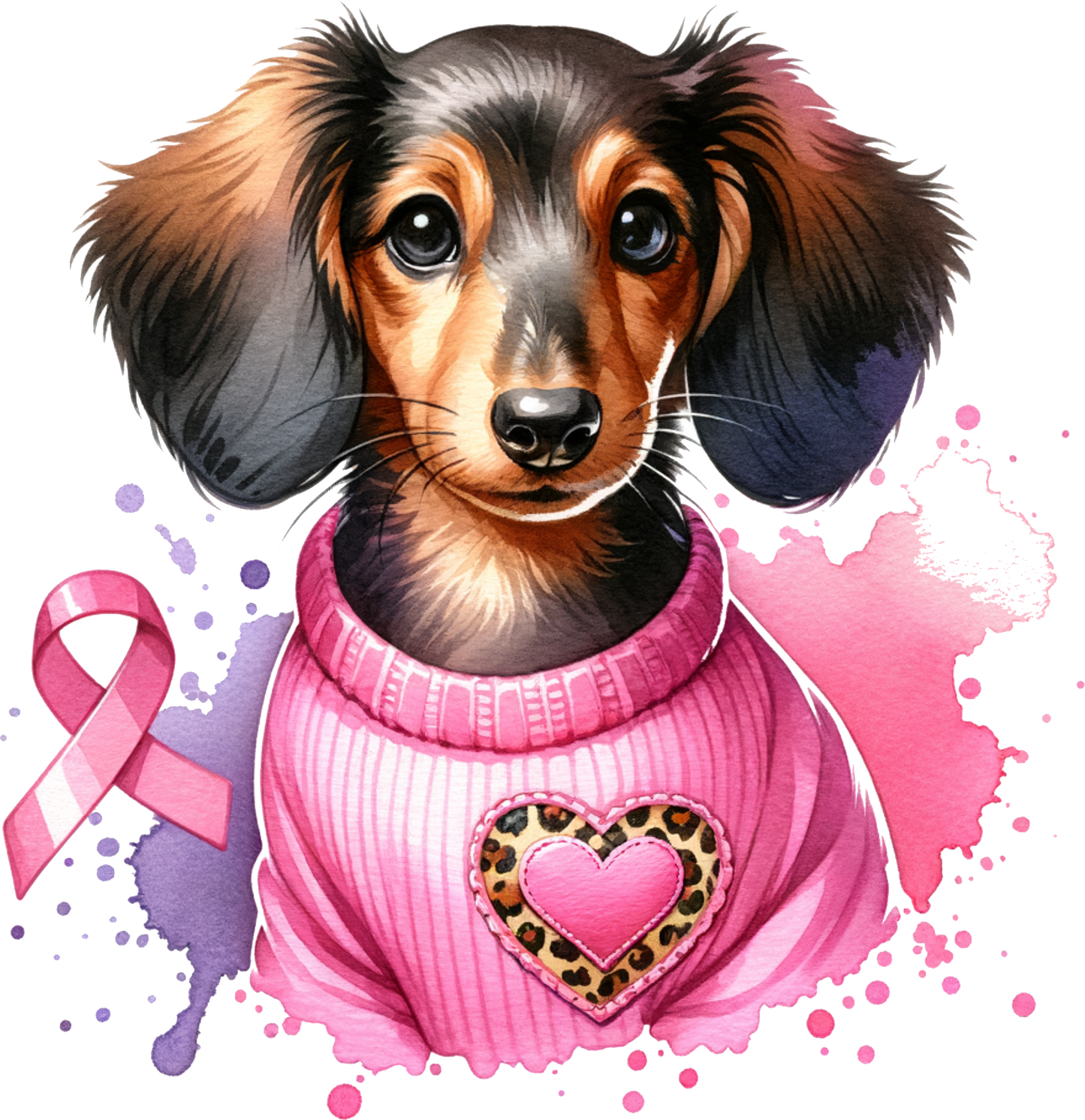 Pink Out Dachshund