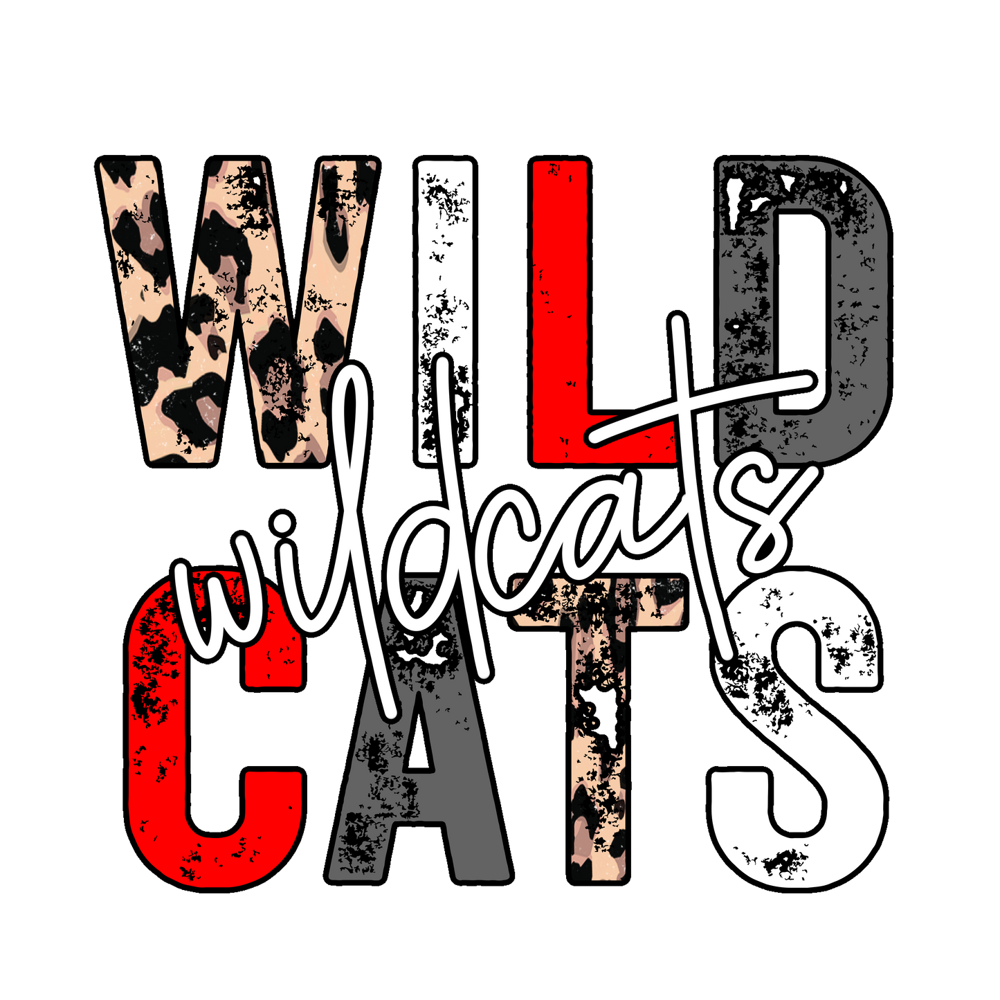 Red Wildcats with Leopard