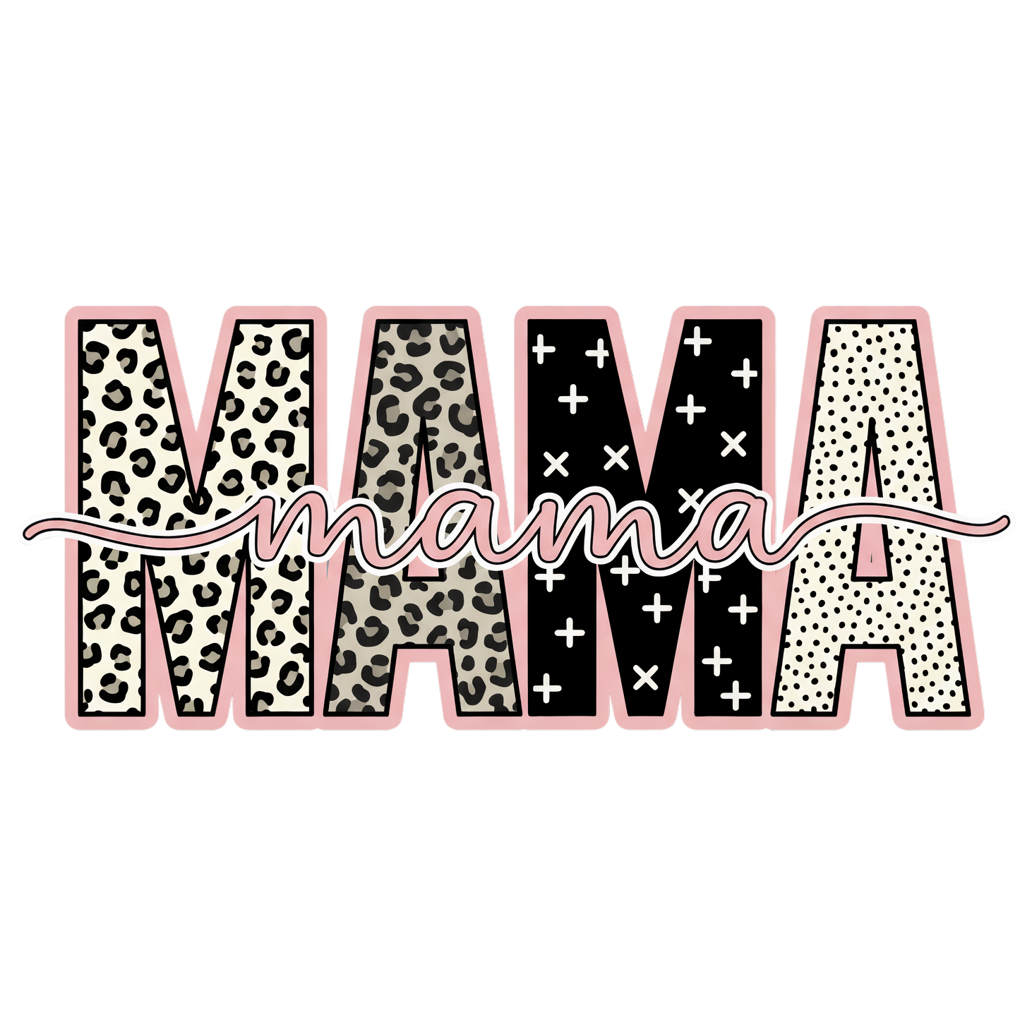 Chic Mama Lettering - Pink
