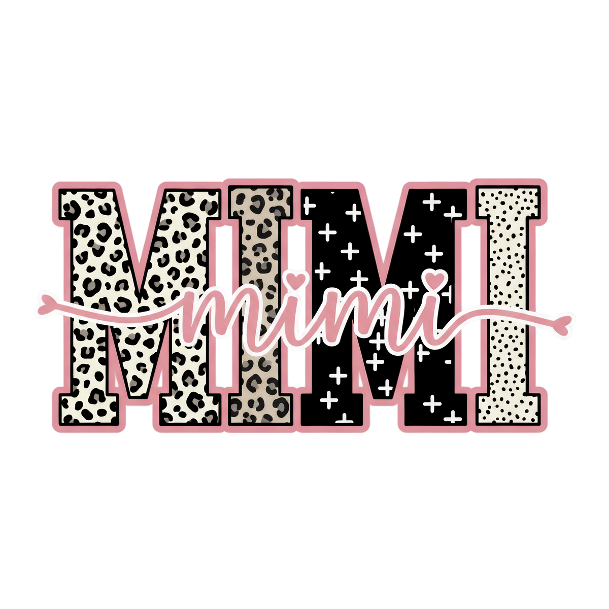 Chic Mimi Lettering - Pink