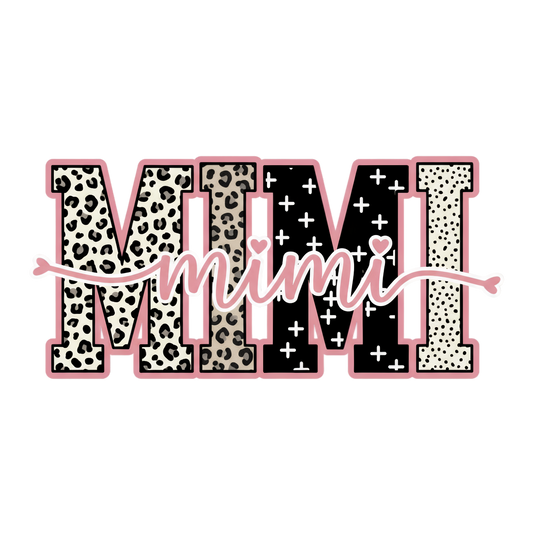 Chic Mimi Lettering - Pink