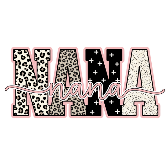 Chic Nana Lettering - Pink