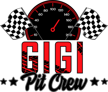 Pit Crew for the Birthday Racer