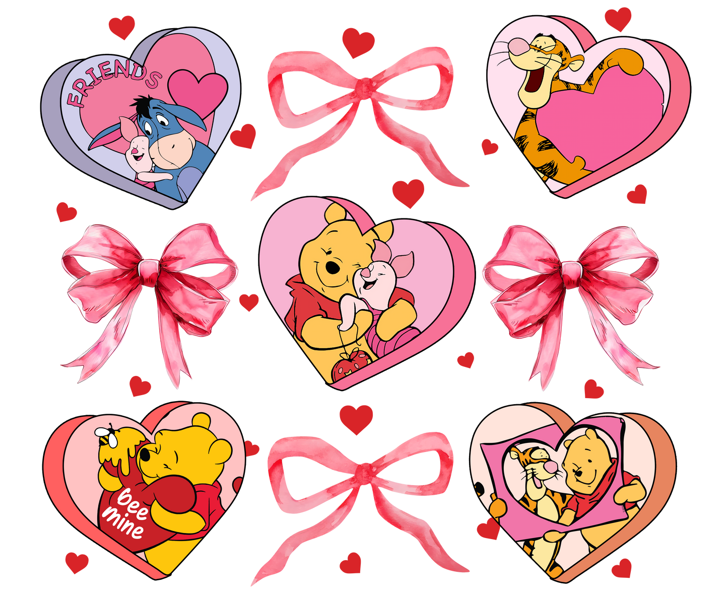 Hearts and Bows Bear & Friends for Kids