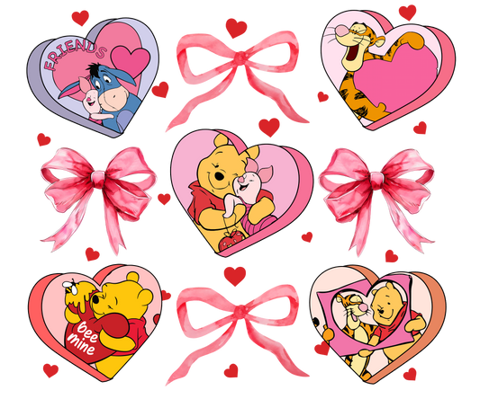 Hearts and Bows Bear & Friends