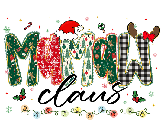 Mamaw Claus Pocket Crewneck