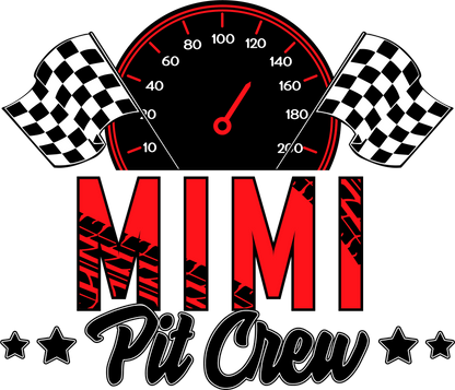 Pit Crew for the Birthday Racer