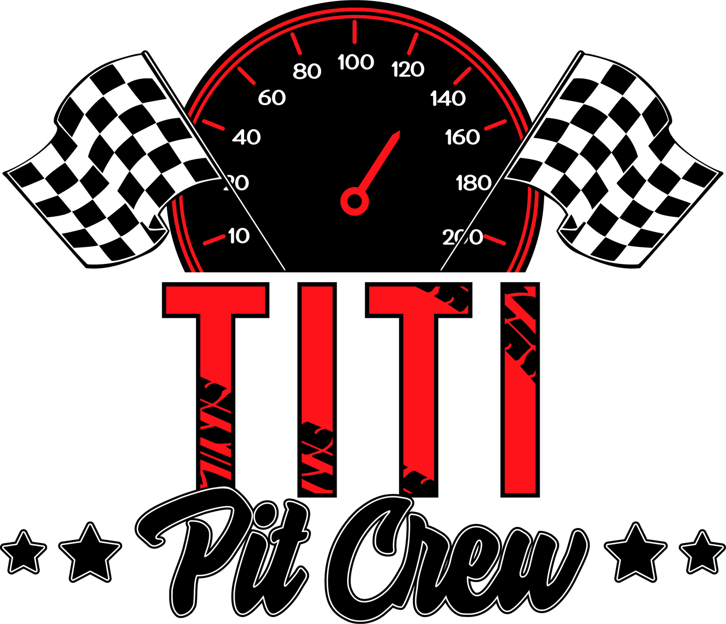 Pit Crew for the Birthday Racer