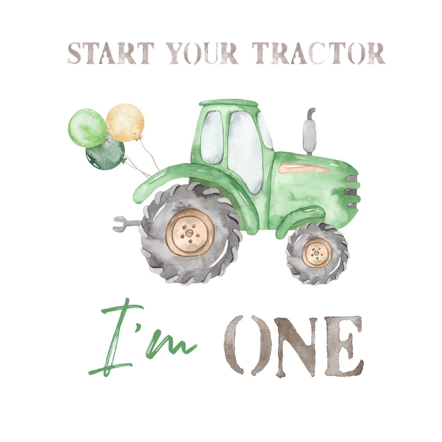 Start Your Tractor, I'm One