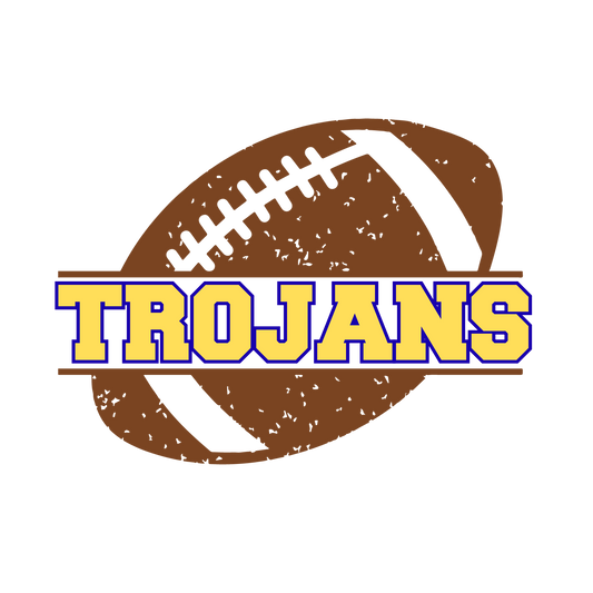 Trojans Football Distressed