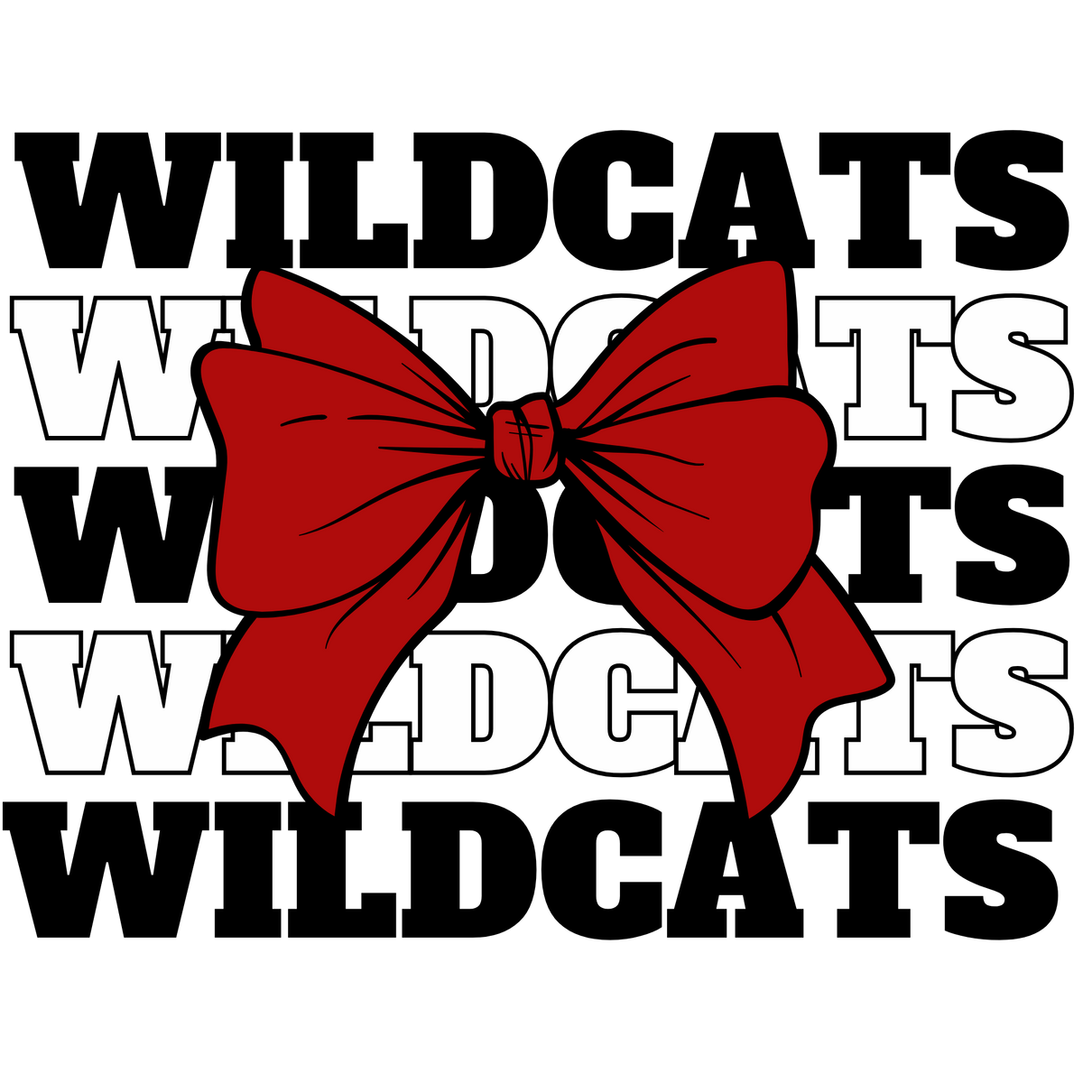 Wildcats with Bow