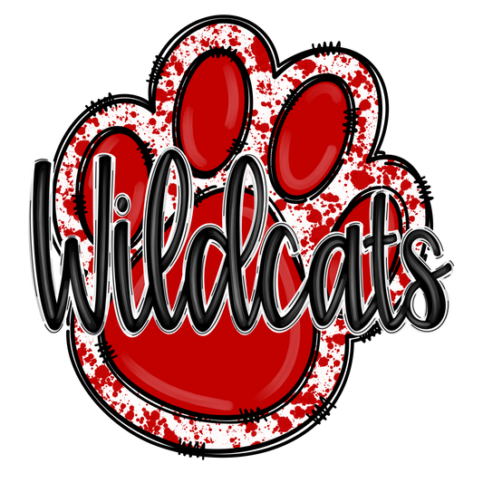 Wildcats with Red Paw